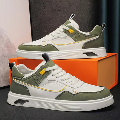 olive white men sneakers